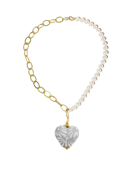 COLLAR PERLA Y CADENA