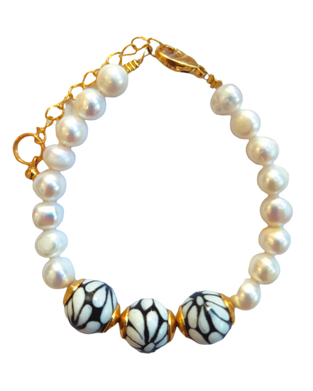 PULSERA PERLA 3 ESFERAS