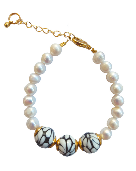 PULSERA PERLA 3 ESFERAS