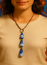COLLAR PIEL VERTICAL TRES GOTAS
