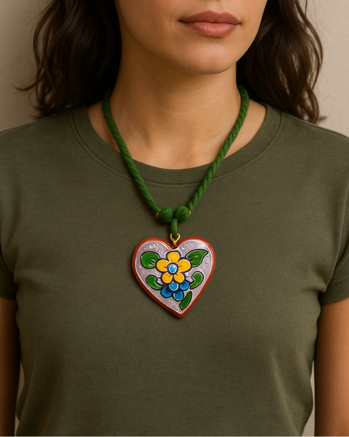 COLLAR CORAZON COLOR