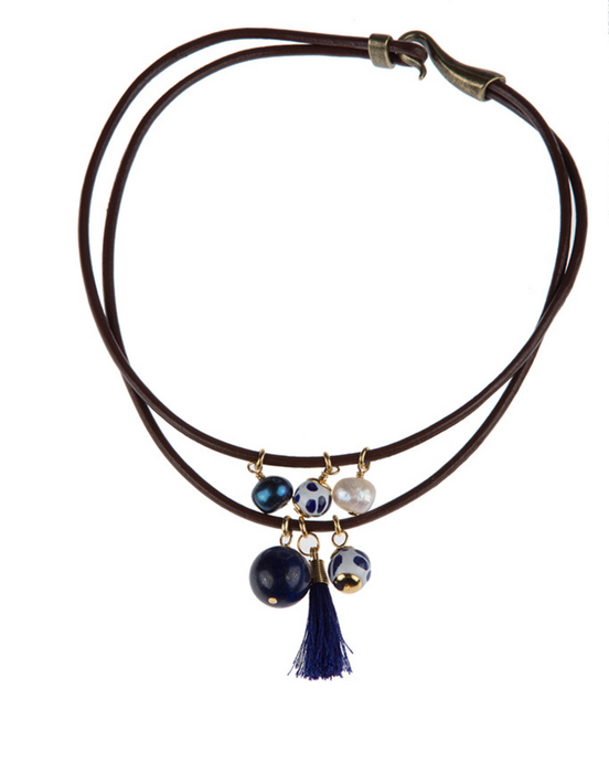 LEATHER NECKLACE