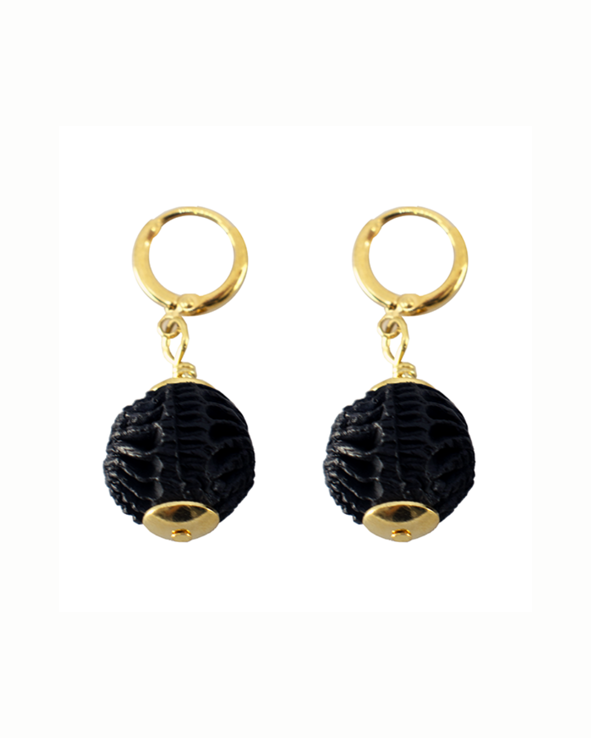 ARRACADA ESFERA NEGRA