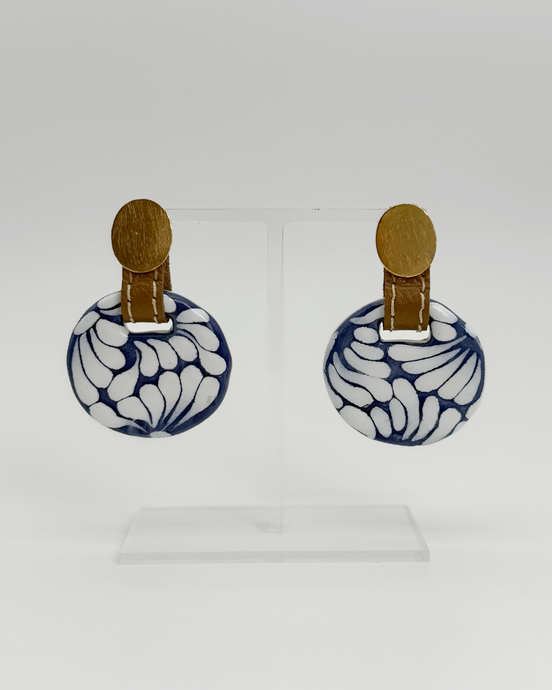 ARETE BASE DORADA PIEL Y CIRCULO TALAVERA