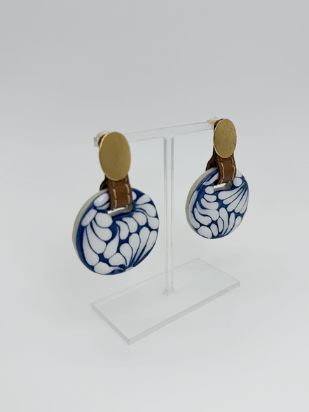 ARETE BASE DORADA PIEL Y CIRCULO TALAVERA