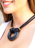 SHORT HOOP NECKLACE