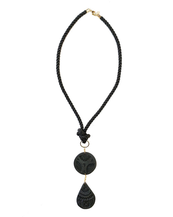 COLLAR CORDON LARGO GOTA PLANA