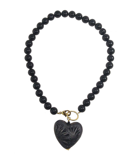 COLLAR ONIX CORAZON