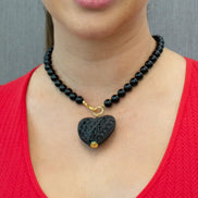 COLLAR ONIX CORAZON