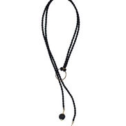 RING NECKLACE 2 SPHERES
