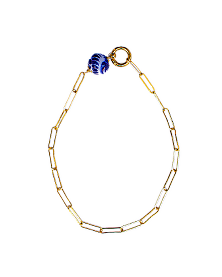 COLLAR CADENA BROCHE ESFERA