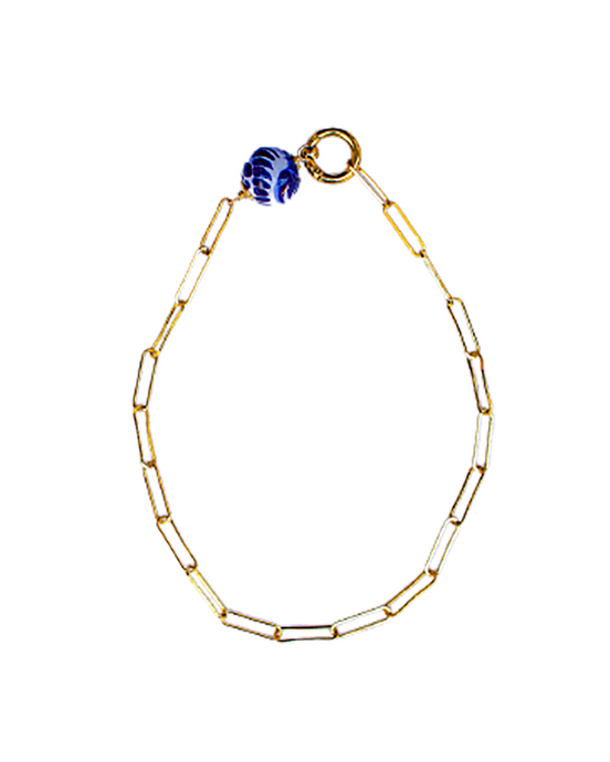 COLLAR CADENA BROCHE ESFERA