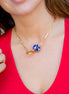 COLLAR CADENA BROCHE ESFERA