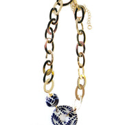 HOOP AND SPHERE NECKLACE