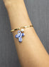 PULSERA ARO CRUZ PERLA