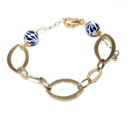 BRACELET CHAINS 2 SPHERES