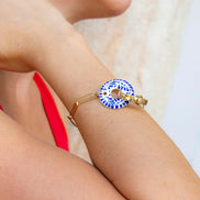 PULSERA CADENA BROCHE ARO