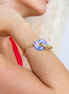 PULSERA CADENA BROCHE ARO
