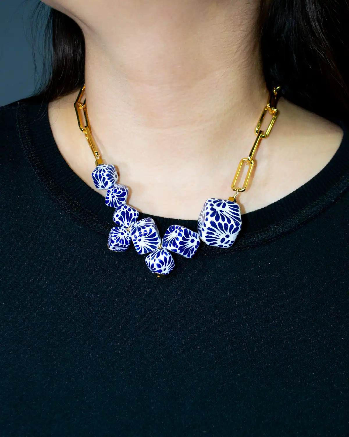 COLLAR VARIOS CUBOS Y CADENA