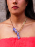COLLAR MITAD PIEL Y MITAD CADENA
