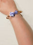PULSERA 2 CUBOS, ESLABON DE CADENA Y COREA PIEL