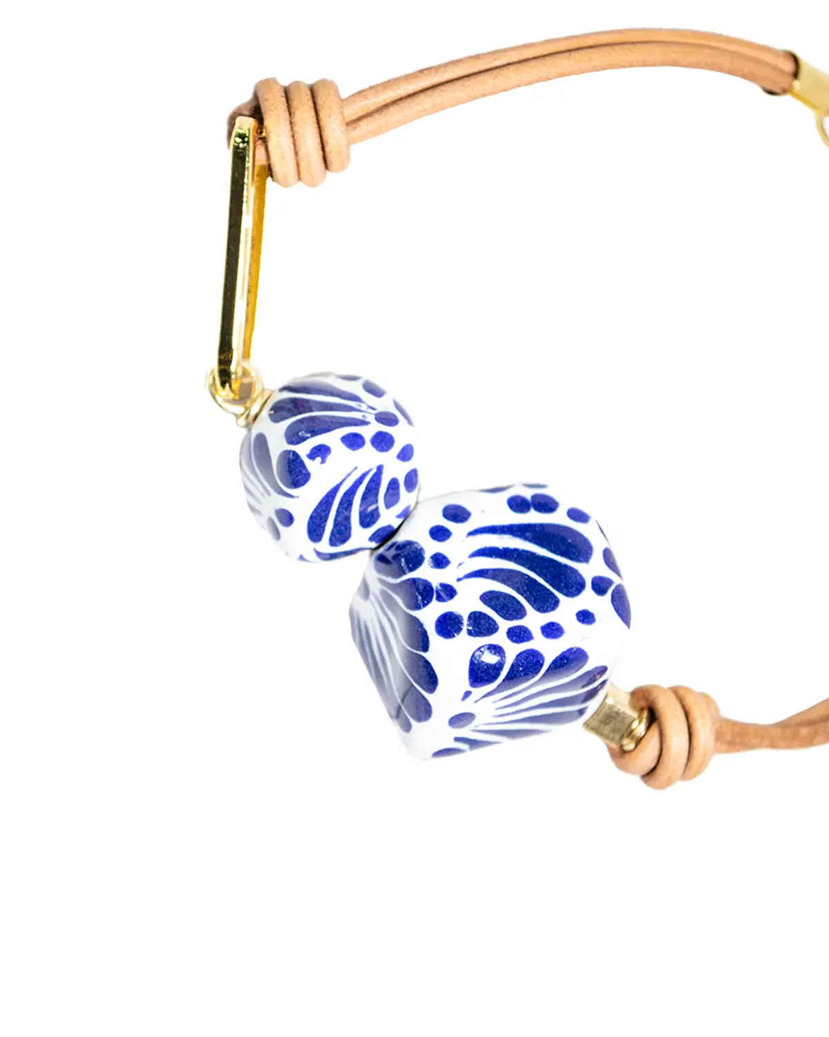 PULSERA 2 CUBOS, ESLABON DE CADENA Y COREA PIEL