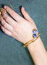PULSERA ESLABONES Y 2 CUBOS