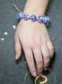 PULSERA 5 CUBOS TALAVERA AJUSTABLE PIEL