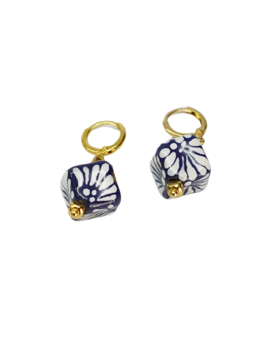 ARRACADA CUBO ABIERTO DORADO Y TALAVERA AZUL