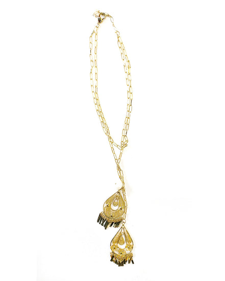 BOW TIE NECKLACE DROPS