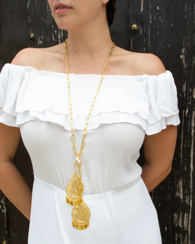 BOW TIE NECKLACE DROPS