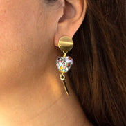 ARETE CORAZON GOTA COLOR