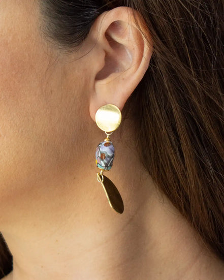 ARETE CORAZON GOTA COLOR