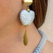 TEARDROP HEART EARRING