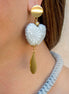 TEARDROP HEART EARRING