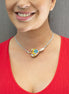 IRREGULAR PEARL COLOR NECKLACE