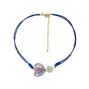 IRREGULAR PEARL COLOR NECKLACE