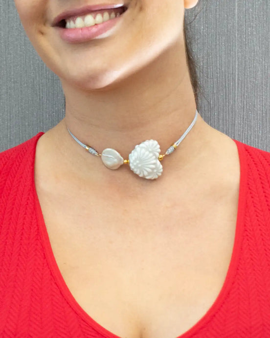 COLLAR PERLA IRREGULAR
