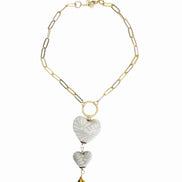 ASYMMETRIC HEART NECKLACE