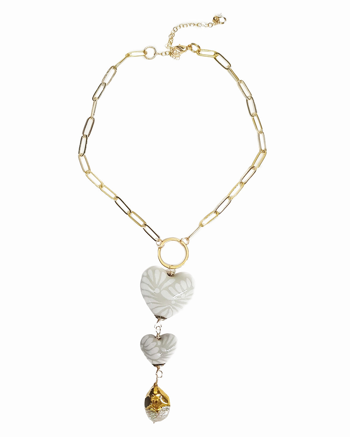 ASYMMETRIC HEART NECKLACE