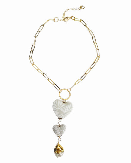 ASYMMETRIC HEART NECKLACE