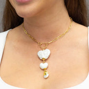 ASYMMETRIC HEART NECKLACE
