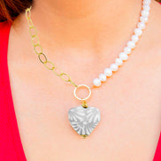 COLLAR PERLA Y CADENA