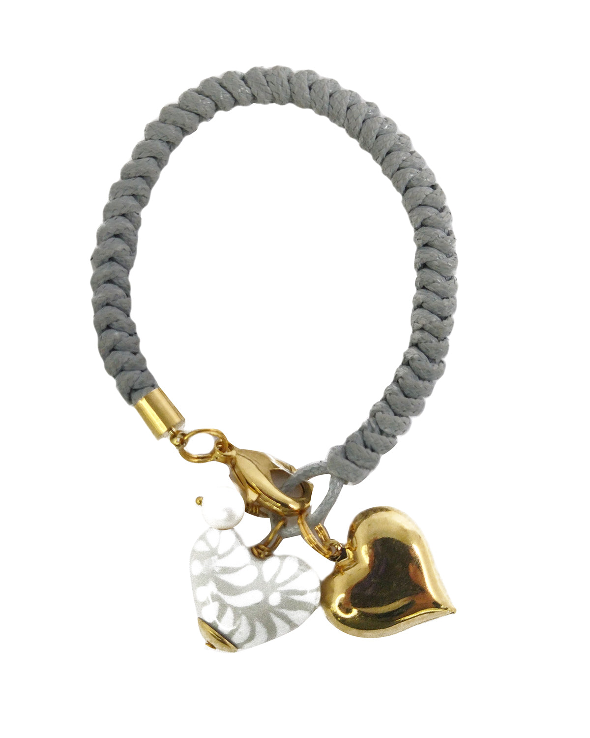 BRAIDED HEART BRACELET