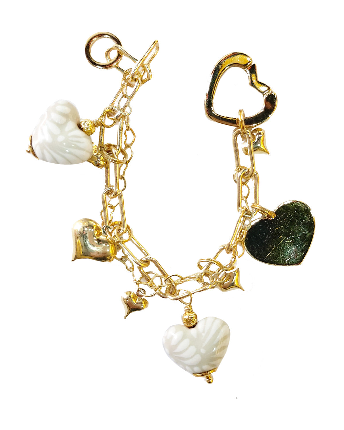 PULSERA BROCHE CORAZÓN
