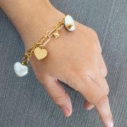 PULSERA BROCHE CORAZÓN