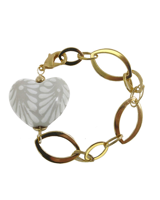 PULSERA CADENA CORAZON