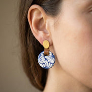 ARETE BASE DORADA PIEL Y CIRCULO TALAVERA