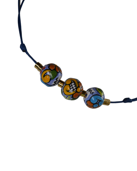 CHOKER 3 ESFERAS COLOR