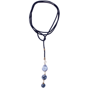 BOW TIE 2 SPHERES ONE PEARL